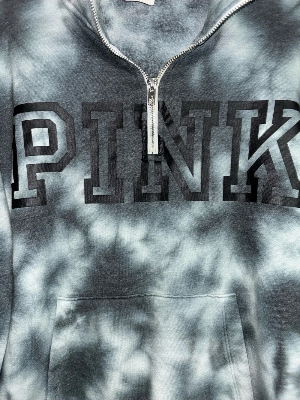 PINK Victoria's Secret Black, White, Gray & Tan Hoodie and Tops Bundle